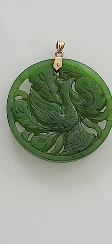 Pendentif jade motif - jade,