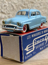 NOREV & SIMCA 9 ROUND & GREY BLUE & Miniature Car & Toy