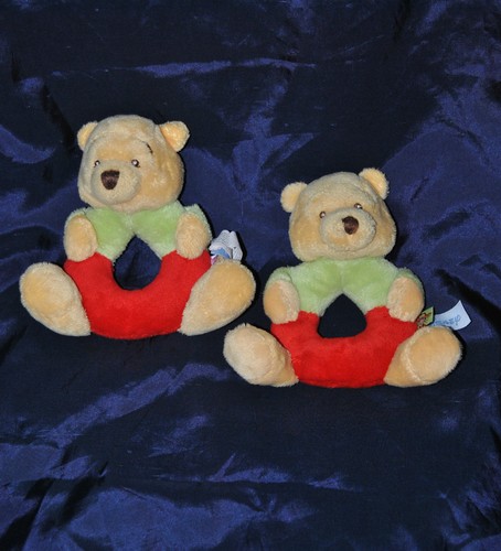 Lot doudou hochet winnie - 2,