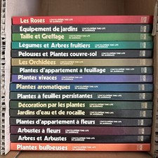 Lot de 16 livres l'encyclopédie Time-Life du Jardinage arbre fleurs plantes