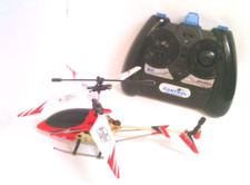 Sky~Super Power~Infrared Control~3.5 Channel~8”~R/C~Helicopter~Red~With Remote