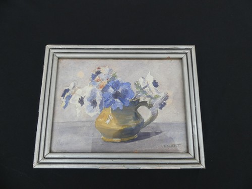 Aquarelle sous cadre bouquet - sous,