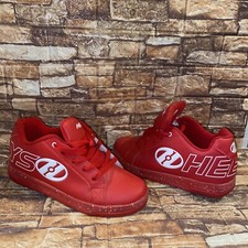 Heelys Red Leather Sneaker Galaxy Sole Model HE100379 Mens 10 Womens  8 RARE