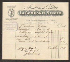 CHAMBERY (73) SEWING MACHINES "THE SINGER COMPANY" in 1914