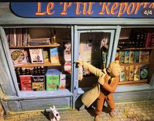 Diorama Vitrine Cadre  Tintin
