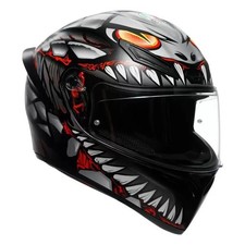 Casque Moto Intégral AGV K1 Lyzard Noir Mat/Grey/Rouge E22.06 Sport Mat