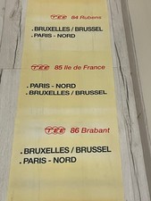 plaque sncf cinema  TEE (trans