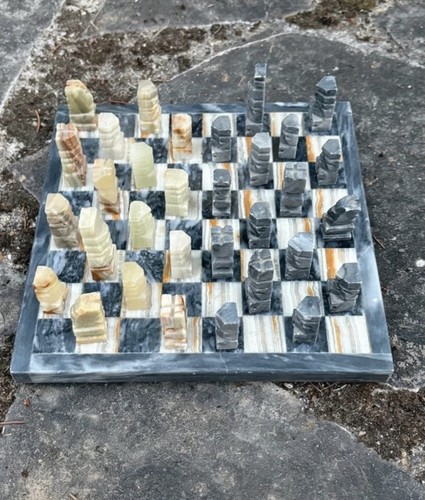 Jeu échecs aztèque marbre - jeu,