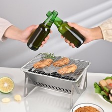 Barbecue à charbon de bois pliable, poêle à , poêle de Camping pour plage,