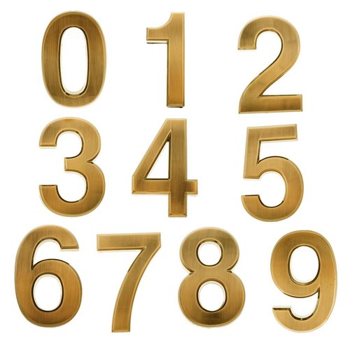 Numéros maison métal - de,