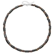 Collier Homme en Perles de Bois