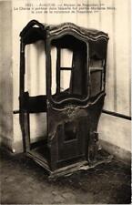 Old postcard Corsica - Ajaccio - Napoleon's House Carrier chair in which (710099)