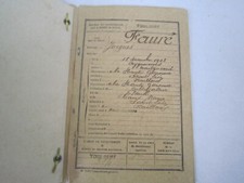 ANCIEN LIVRET MILITAIRE CLASSE