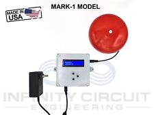 Factory break time alarm bell, notification system for warehouse 18 alarms! loud