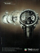 2011 Advertising 1120 Advertising Tag Heuer 150 Years Mastering Speed Watch 