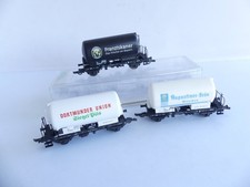 ROCO HO 3 DB AXLE TANK CARS VARIOUS MARKING
