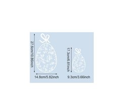 Autocollant oeuf de Pâques