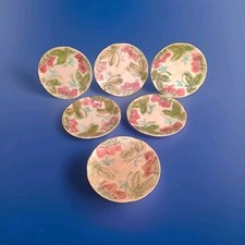 Lot 6 Assiettes Barbotine