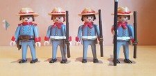 Playmobil western nordiste sudiste  régiment d' infanterie du Texas