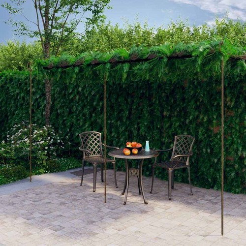 Pergola jardin marron - de,