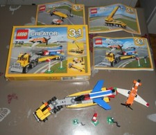 LEGO 3 IN 1 CREATOR BOX 31060 TRUCK TRAILER AIRPLANE CAR SPORT CRANE