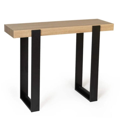 Console bois noir - bois, et