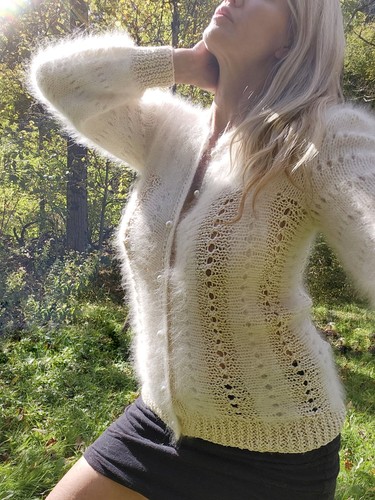 Breathtaking handknit fuzzy - breathtaking!,
