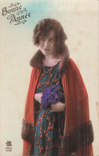 CP GOOD YEAR WOMEN ELEGANT PURPLE FUR COAT - SPOTTED - 35339