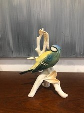 MÉSANGE, OISEAU EN PORCELAINE