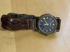 FOSSIL EC-6808. Modern Vintage Wristwatch. Armbanduhr. Timeless Style.