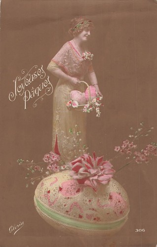 Paques femme elegante - paques,