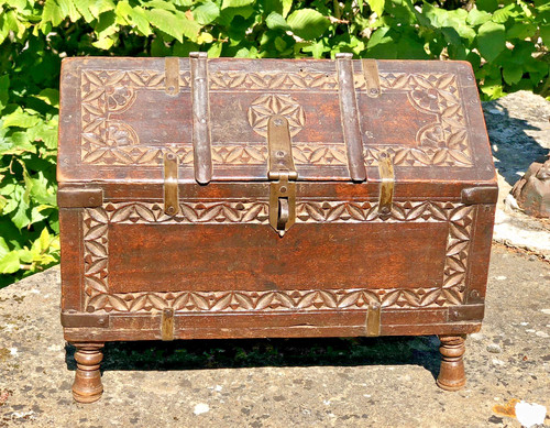 Ancien coffre mariage xix - mariage,