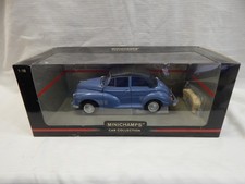 MINICHAMPS MORRIS MINOR CABRIOLET BLUE 137030 BOXED 1:18