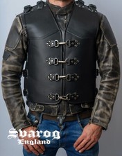 Svarog Gilet De Club Biker En Cuir De Bufflon 4-7 Mm Harley Davidson