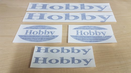 Hobby prestige caravan decals - caravan,