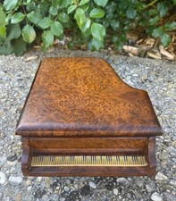 Old music box piano decoration Parisian doll circa 1900 attic exit!