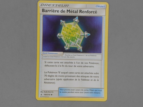 Pokemon objet barrière métal - objet,