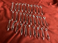 Lot de pampilles en verre