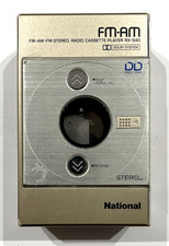 National RX-S40 DD stereo radio cassette player Made in Japan  Direct Drive AMFM