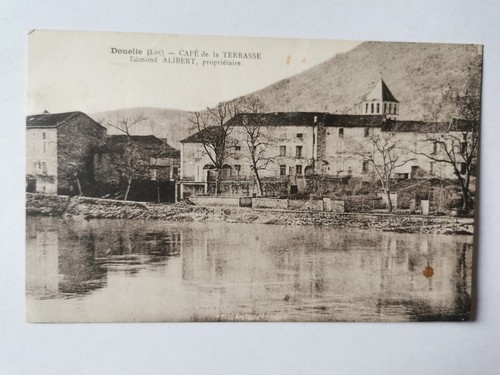 Cpa douelle café - café, la