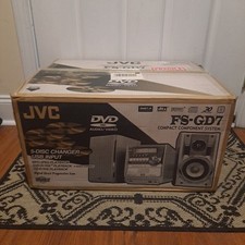 JVC FS-GD7 DVD MP3 CD CDR/RW  DVDR/RW 5 Disc Compact Component System NIB RARE