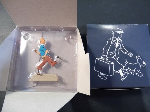 Hergé figurine métal - mÉtal, tintin