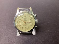 Actua Chronograph For Restoration - Landeron - Runs And Stops Balance Good