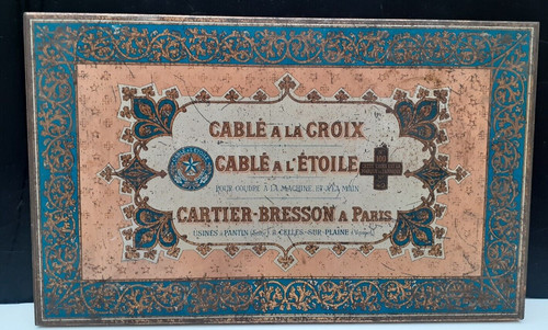 Boîte tôle lithographiée - en,