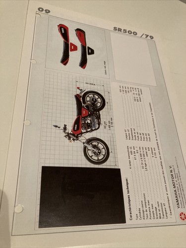 Yamaha sr500 1979 sr125se 1982 - 1979,