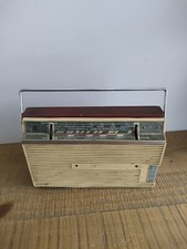 Antique Radio - Collection - Bordeau Et Beige - Rare 