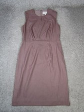 Hugo Boss Dress Womens 8 Pink Wool Blouson *