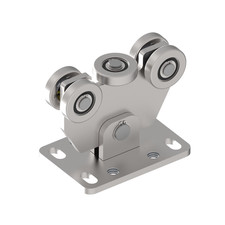 Système De Glissement Pour Portail Coulissant En Acier Galvanisé Profil 60x60