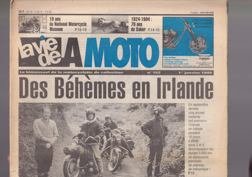 Vie moto n 152 - vie, de