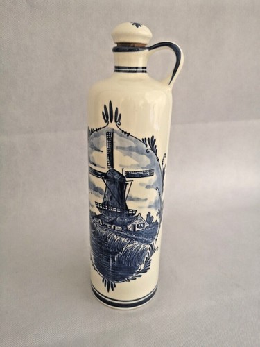Delft blue amphore bonbonne - blue,